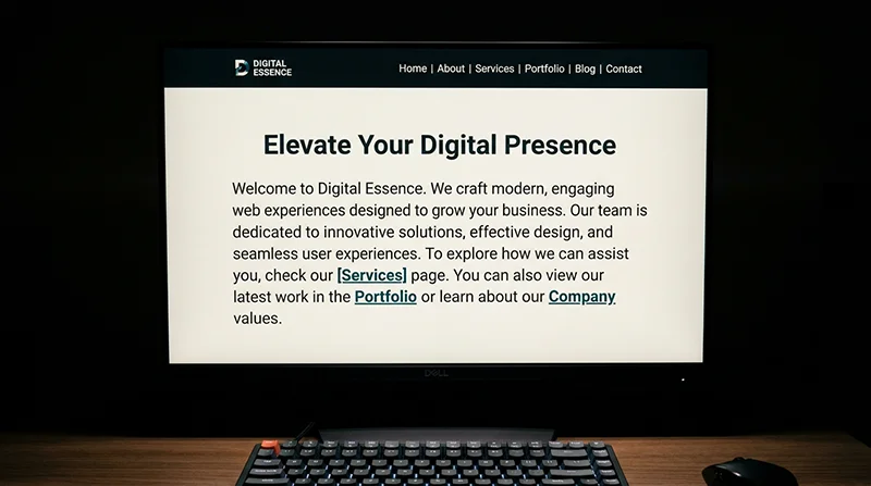 Links Guide People Through The Site And Help Search Engines Find What Matters So Placement And Wording Count By Web Designer London