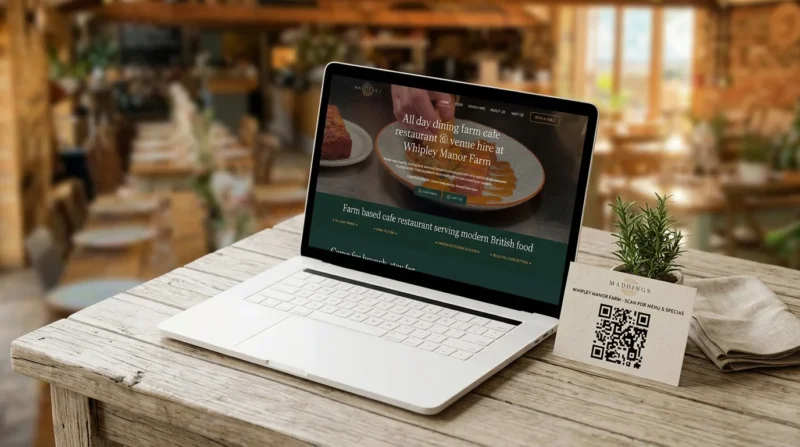 Maddings Cafe Reestaurant Website Design