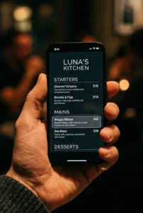 We Create Restaurant Websites Where Online Menu Is Editable By You V02