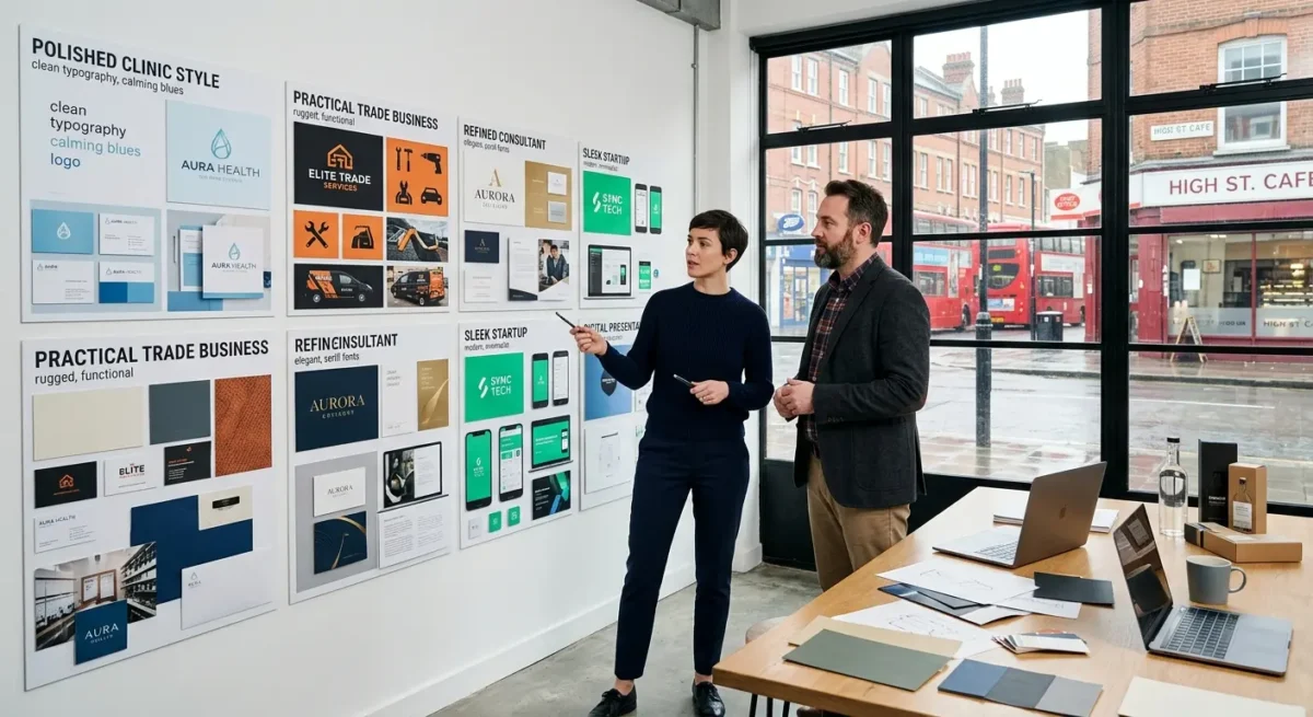 Compare the design to the business it represents