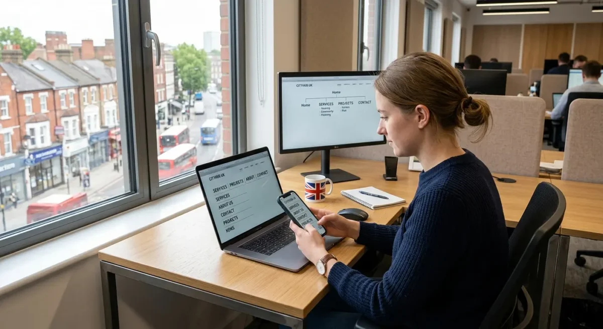 Keep the structure shallow enough to scan